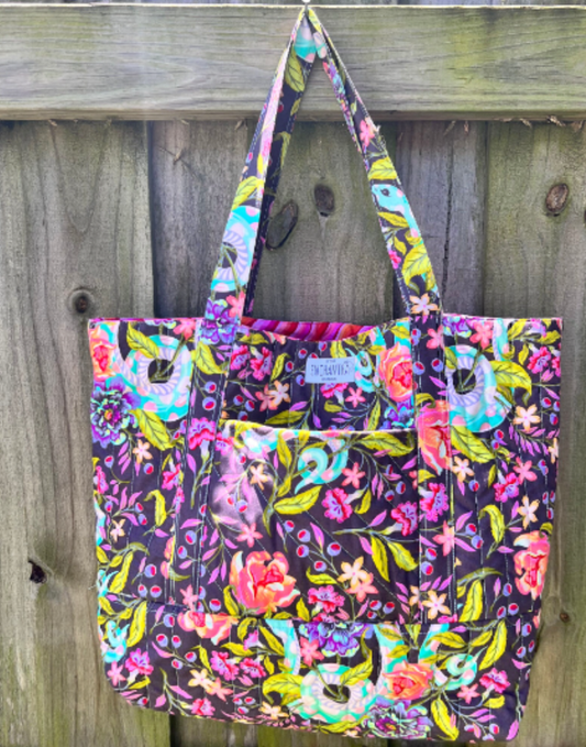 Tula Pink Quilted Tote